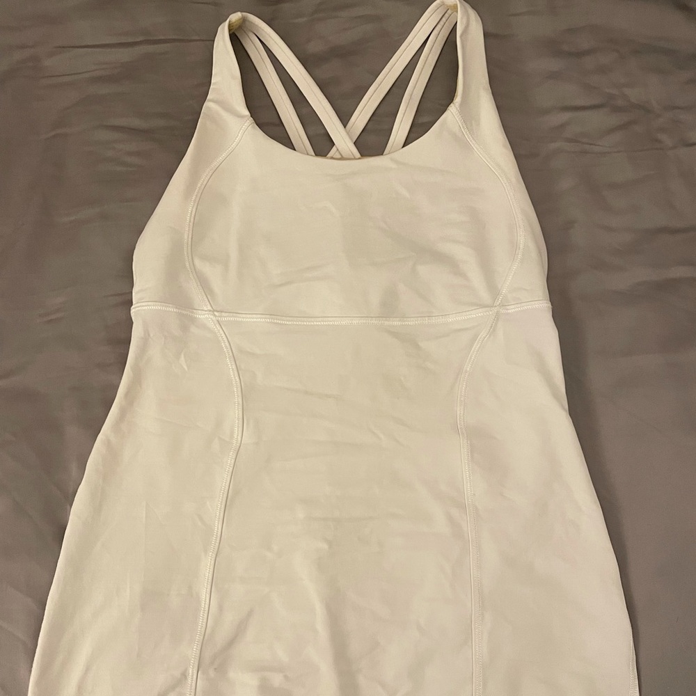 White Lululemon tank top